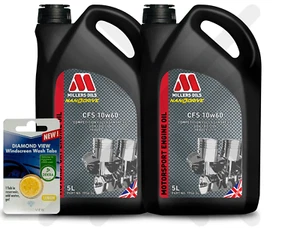 Millers CFS Fully Synthetic 10W60 Nanodrive 10L 10 Litre + SCREENWASH TAB - Picture 1 of 3