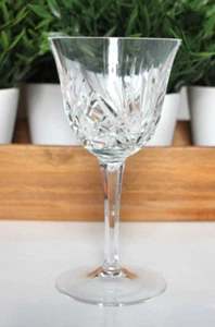 Gorham Kristall Kirschholz Wasserkelch Klarschliff 6 7/8" T ca 1960-1999 - Bild 1 von 6