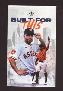 Houston Astros Jose Altuve 2025 programma tascabile Houston metodista - Foto 1 di 2