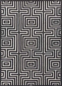 Hand tufted Rug sterling silver/black olive Hand -Tufted Nz Wool Carpet Area Rug - Picture 1 of 4