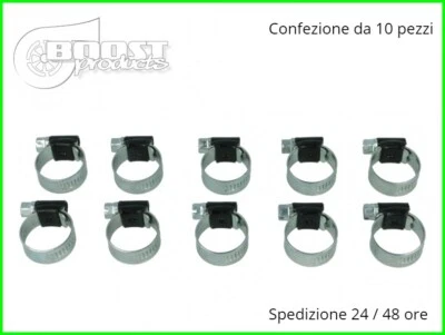 Fascetta stringitubo per auto moto tubi acqua aria gomma silicone 50 - 65 mm  - Immagine 1 di 2