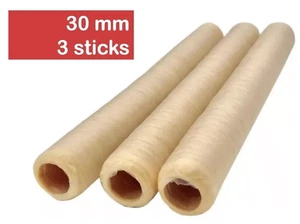 Kollagenhüllen trocken 30 mm / 50 Fuß Länge zum Füllen 61 Pfund 270 Würste 3 Sticks - Bild 1 von 8