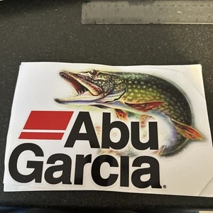 SITZKASTEN, ABU GARCIA HECHT Boot Aufkleber, SITZBOX Laptop, MANCAVE STICKER - Bild 1 von 3