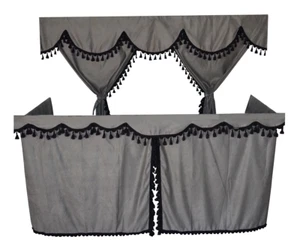 LKW Gardinen Vorhänge SET  passend für DAF VOLVO SCANIA MAN MERCEDES RENAULT - Bild 1 von 14