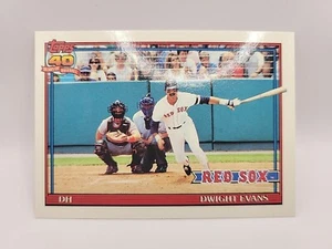 1991 Topps Tiffany #155 Dwight Evans Boston Red Sox Mint Condition - Picture 1 of 6
