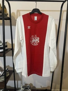 Ajax OG Football Shirt Retro Adidas Originals football Jersey Mens Size S BNWT - Picture 1 of 10