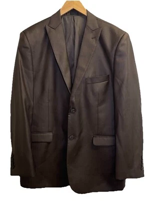Traje Chaqueta Blazer Falcone Para Hombre Talla 42R Marrón Micropoli Foto 1 de 4