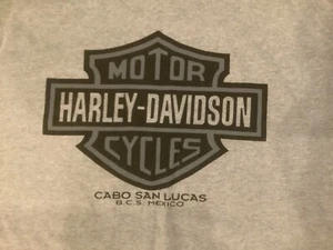 Harley Davidson Biker Motorrad - Grau T-Shirt Herren - Cabo San Lucas Mexico - XL - Bild 1 von 7