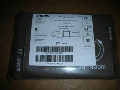 PHILIPS M1578A Comfort Care punhos de pressão arterial kit adulto de 4 tamanhos 4 peças NOVO! - Imagem 1 de 4