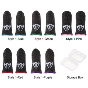 Breathable Sweatproof Anti-slip Game Fingertip Gloves Touch Screen Finger Cots - Picture 1 of 18