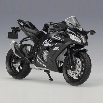 1:18 Kawasaki Ninja ZX10-RR Motorcycle Model Diecast Toy Vehicle for Kids Boys - Image 1 of 4