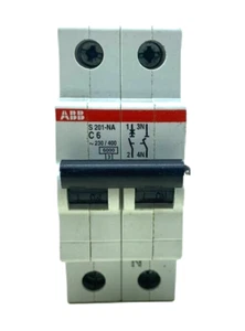 ABB S201-NA C6 230/400V CIRCUIT BREAKER (GERMANY) - Picture 1 of 8