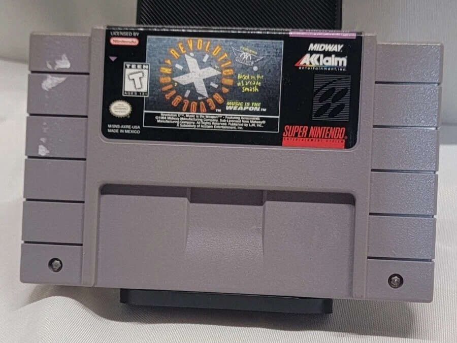 Revolution X, Music is The Weapon Games Super Nintendo SNES CART ONLY Authentic! - Image 1 of 1