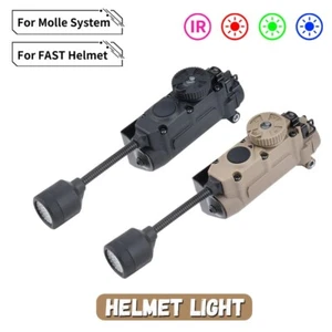 Tactica Sidewinder Helmet Light Fast Mount Red Green Blue White IR LED Light IFF - Picture 1 of 16