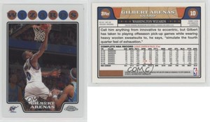 2008-09 Topps Chrome Gilbert Arenas #10