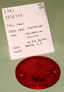1954-1955 Chevrolet Pickup - big truck NOS tail light lens 5938745 - Picture 1 of 5