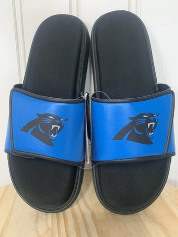 Carolina panthers - NFL - Slip On Sandals Size Extra Large - From FOCO - New Cover