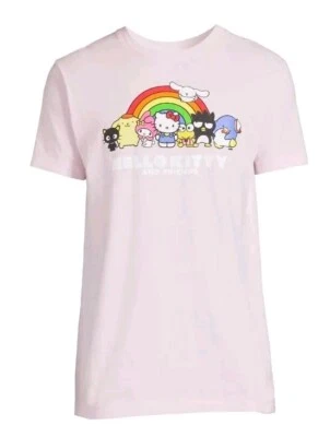 Camiseta gráfica rosa de Hello Kitty and Friends para hombre, talla M (38-40) Foto 1 de 4