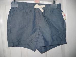 Faded Glory Girls Pull On Shorts Chambray Color Size SMALL 6-6X NEW - Picture 1 of 2