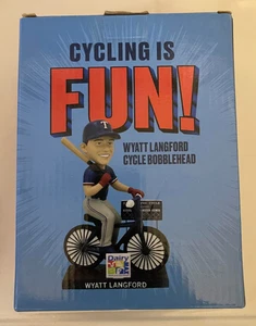Texas Rangers Wyatt Langford Cycle Bobblehead 5.12.2025 Stadium Giveaway - Bild 1 von 5