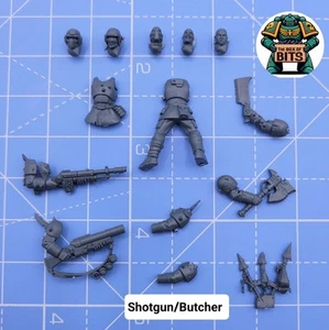 Warhammer 40K Blooded Traitor Guard Gunner Shotgun / Butcher Kill Team - Bild 1 von 2