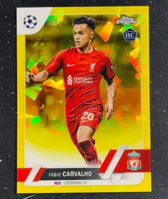 Fabio Carvalho 2022-23 Topps Chrome UEFA Sapphire Edition Yellow 14/99 #28 - Image 1 of 2
