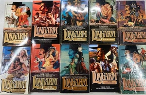 Lot of 10 Longarm Series by Tabor Evans Vintage Adult Western Paperback Books - Bild 1 von 11