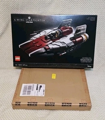 LEGO Star Wars (75275) UCS A-Wing Starfighter & Display Case Both New  Sealed  - Image 1 of 3