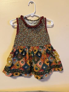 Matilda Jane Girls Size 4 Fall Leaf Dress Sleeveless - Picture 1 of 4