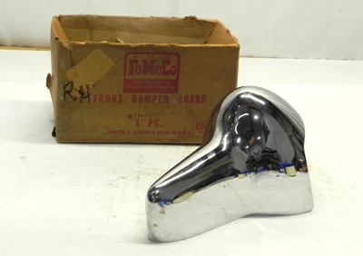 DE COLECCIÓN 1957 FORD FAIRLANE, CUSTOM & VICTORIA LH PROTECTOR DE PARACHOQUES DELANTERO FABRICANTE DE EQUIPOS ORIGINALES NOS Foto 1 de 4