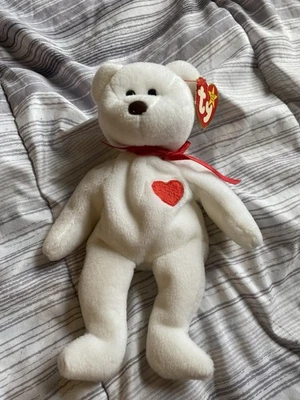 Ty Beanie Babies Rare 1994 4th Generation Retired Valentino Collectible W/ Tag - Image 1 of 4