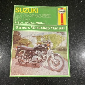 Haynes Workshop Manual 1976-On GS750 & GS550 Mansur Darlington (125 Pgs) - Picture 1 of 7