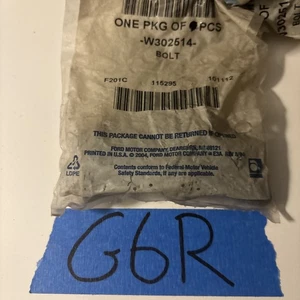Ford W302514 Bolt Fits Select Truck SD SUV Models OE Hardware Fastener - Bild 1 von 3