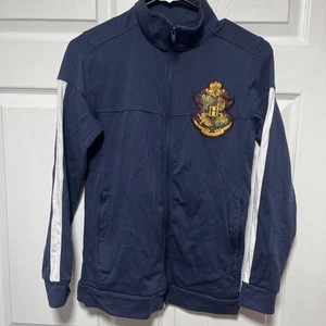 Hogwarts Crest Harry Potter zip Up Jacket Size S Universal Studios Wizards - Imagen 1 de 7