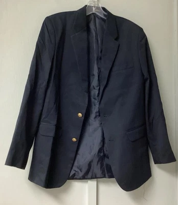 Traje Blazer Arrow Niños Talla 18 Chaqueta Azul Marino 2 Botones Dorados Elegante Forrado Foto 1 de 4