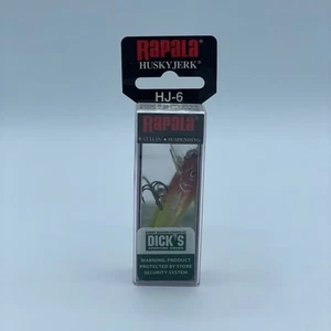 Rapala Husky Jerk HJ-6 Angelköder Rattlin Suspending Glass Clown Neu im Karton - Bild 1 von 3