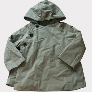 MAKIE Gasa Jacke Mushroom Brown GUC grau Futter 4T asymmetrisch Erbsenmantel - Bild 1 von 5