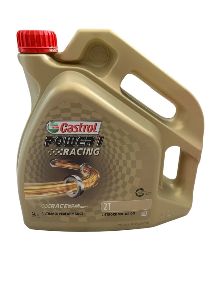 LATTA 4LT OLIO CASTROL 100% SINTETICO POWER 1 RACING 2T - Image 1 of 1