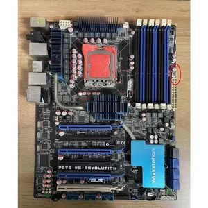 Motherboard For ASUS P6T6 WS Revolution x58 X5650 LGA1366 CPU X58 DDR3 SLi Intel - Picture 1 of 4