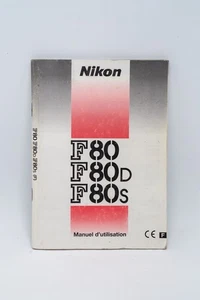 Mode d’emploi/Notice NIKON F-80/D/S Manuel d’Utilisation en Français et Allemand - Imagen 1 de 1