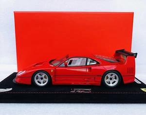 1:18 BBR Ferrari F40 LM Red Press Version 1989 Limited Edition With Display Case - Picture 1 of 19
