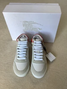 Burberry Kinder Reeth Wildleder und Leder High Top Sneaker, Größe EU 30 US 13 - Bild 1 von 7