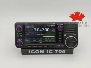 Black Desk desktop table bracket stand holder for Icom 705 IC-705 Transceiver - Picture 1 of 4