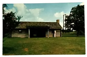Stephen F Austin Log Cabin Home HW 90 Texas TX View O Gram UNP Postcard c1960s - Picture 1 of 2