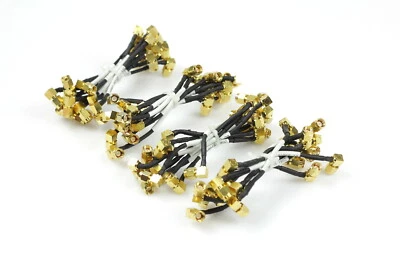 Lot De 10 Câbles SMA Mâle À SMA Mâle 11Cm - Photo 1/4