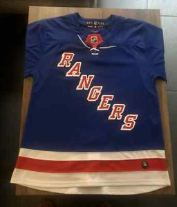 Jersey CCM New York Rangers Ice Hockey NHL SIZE 52-New-adidas - Picture 1 of 8