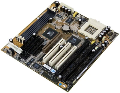 Original Chaintech 5AGM2 Socket 7 3x SDRAM AGP 3x PCI 3x ISA - Image 1 of 2