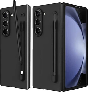 For Samsung Z Fold 4 5 6 Slim Matte PC Shockproof Phone Cases With S Pen - Picture 1 of 18