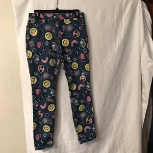 The Children's Place Emoji Jeggings Girls 14 Unicorn Dog Rainbow Heart Pizza NWT - Picture 1 of 12