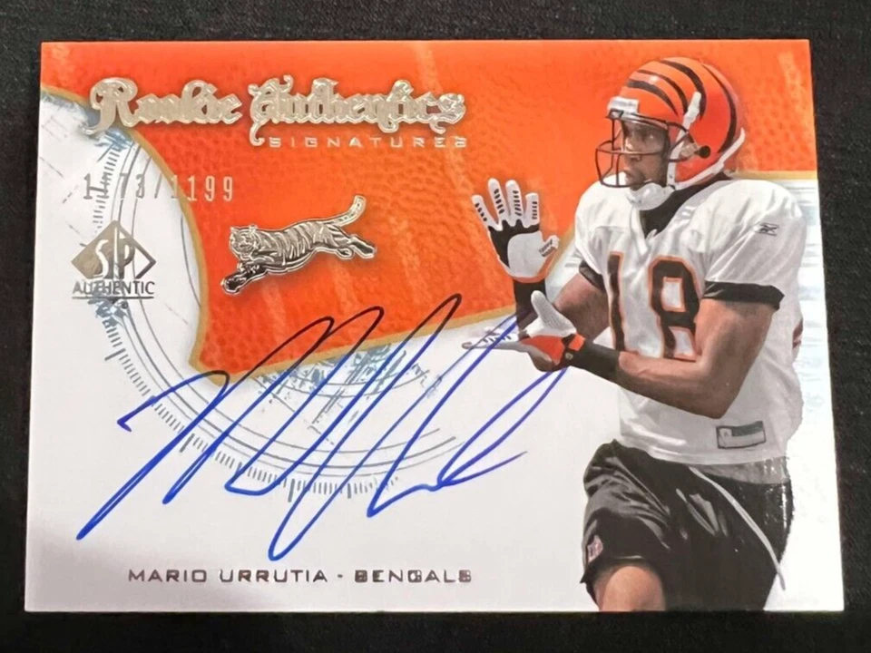 MARIO URRUTIA 2008 SP Authentic Rookie Signatures #210 Rookie RC AUTO #1173/1199 - Image 1 of 1